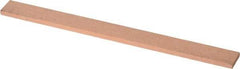 Made in USA - 180 Grit Aluminum Oxide Rectangular Polishing Stone - Very Fine Grade, 1/2" Wide x 6" Long x 1/8" Thick - Eagle Tool & Supply