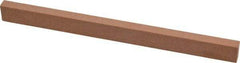 Made in USA - 180 Grit Aluminum Oxide Rectangular Polishing Stone - Very Fine Grade, 1/2" Wide x 6" Long x 1/4" Thick - Eagle Tool & Supply