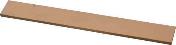 Made in USA - 600 Grit Aluminum Oxide Rectangular Polishing Stone - Super Fine Grade, 3/4" Wide x 6" Long x 1/8" Thick - Eagle Tool & Supply