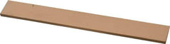 Made in USA - 600 Grit Aluminum Oxide Rectangular Polishing Stone - Super Fine Grade, 3/4" Wide x 6" Long x 1/8" Thick - Eagle Tool & Supply
