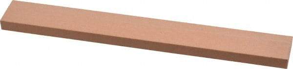 Made in USA - 220 Grit Aluminum Oxide Rectangular Polishing Stone - Very Fine Grade, 3/4" Wide x 6" Long x 1/4" Thick - Eagle Tool & Supply