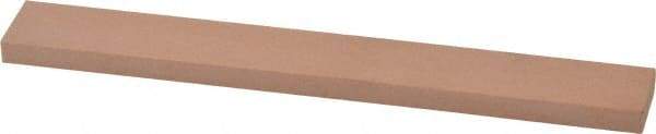 Made in USA - 320 Grit Aluminum Oxide Rectangular Polishing Stone - Extra Fine Grade, 3/4" Wide x 6" Long x 1/4" Thick - Eagle Tool & Supply