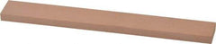 Made in USA - 320 Grit Aluminum Oxide Rectangular Polishing Stone - Extra Fine Grade, 3/4" Wide x 6" Long x 1/4" Thick - Eagle Tool & Supply