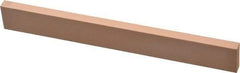 Made in USA - 400 Grit Aluminum Oxide Rectangular Polishing Stone - Super Fine Grade, 3/4" Wide x 6" Long x 1/4" Thick - Eagle Tool & Supply