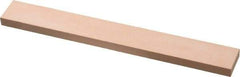 Made in USA - 600 Grit Aluminum Oxide Rectangular Polishing Stone - Super Fine Grade, 3/4" Wide x 6" Long x 1/4" Thick - Eagle Tool & Supply
