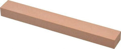 Made in USA - 320 Grit Aluminum Oxide Rectangular Polishing Stone - Extra Fine Grade, 3/4" Wide x 6" Long x 1/2" Thick - Eagle Tool & Supply