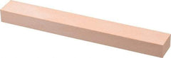 Made in USA - 400 Grit Aluminum Oxide Rectangular Polishing Stone - Super Fine Grade, 3/4" Wide x 6" Long x 1/2" Thick - Eagle Tool & Supply