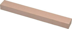 Made in USA - 600 Grit Aluminum Oxide Rectangular Polishing Stone - Super Fine Grade, 3/4" Wide x 6" Long x 1/2" Thick - Eagle Tool & Supply