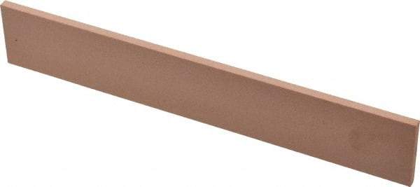 Made in USA - 220 Grit Aluminum Oxide Rectangular Polishing Stone - Very Fine Grade, 1" Wide x 6" Long x 1/8" Thick - Eagle Tool & Supply