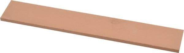 Made in USA - 400 Grit Aluminum Oxide Rectangular Polishing Stone - Super Fine Grade, 1" Wide x 6" Long x 1/8" Thick - Eagle Tool & Supply