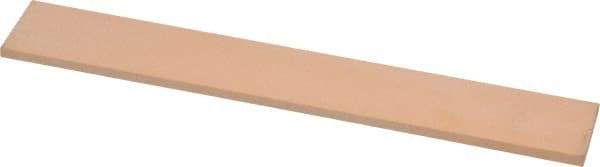 Made in USA - 600 Grit Aluminum Oxide Rectangular Polishing Stone - Super Fine Grade, 1" Wide x 6" Long x 1/8" Thick - Eagle Tool & Supply