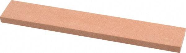 Made in USA - 120 Grit Aluminum Oxide Rectangular Polishing Stone - Fine Grade, 1" Wide x 6" Long x 1/4" Thick - Eagle Tool & Supply