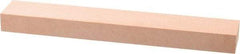 Made in USA - 320 Grit Aluminum Oxide Rectangular Polishing Stone - Extra Fine Grade, 1" Wide x 6" Long x 1/2" Thick - Eagle Tool & Supply