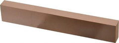 Made in USA - 400 Grit Aluminum Oxide Rectangular Polishing Stone - Super Fine Grade, 1" Wide x 6" Long x 1/2" Thick - Eagle Tool & Supply