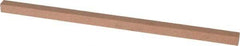 Made in USA - 220 Grit Aluminum Oxide Square Polishing Stone - Very Fine Grade, 5/32" Wide x 4" Long x 5/32" Thick - Eagle Tool & Supply