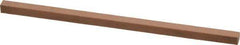 Made in USA - 400 Grit Aluminum Oxide Square Polishing Stone - Super Fine Grade, 5/32" Wide x 4" Long x 5/32" Thick - Eagle Tool & Supply