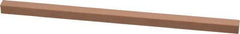 Value Collection - 220 Grit Aluminum Oxide Square Polishing Stone - Very Fine Grade, 1/4" Wide x 6" Long x 1/4" Thick - Eagle Tool & Supply
