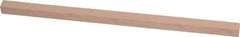 Value Collection - 600 Grit Aluminum Oxide Square Polishing Stone - Super Fine Grade, 1/4" Wide x 6" Long x 1/4" Thick - Eagle Tool & Supply