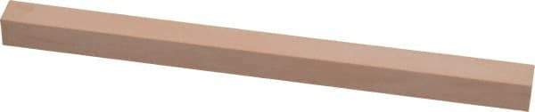 Made in USA - 600 Grit Aluminum Oxide Square Polishing Stone - Super Fine Grade, 3/8" Wide x 6" Long x 3/8" Thick - Eagle Tool & Supply