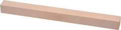 Made in USA - 600 Grit Aluminum Oxide Square Polishing Stone - Super Fine Grade, 1/2" Wide x 6" Long x 1/2" Thick - Eagle Tool & Supply
