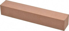 Made in USA - 180 Grit Aluminum Oxide Square Polishing Stone - Very Fine Grade, 1" Wide x 6" Long x 1" Thick - Eagle Tool & Supply