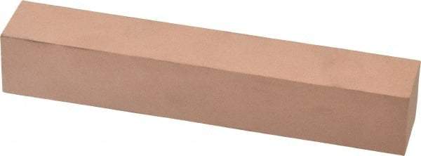 Made in USA - 320 Grit Aluminum Oxide Square Polishing Stone - Extra Fine Grade, 1" Wide x 6" Long x 1" Thick - Eagle Tool & Supply