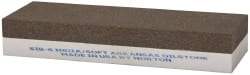 Norton - 6" Long x 2" Wide x 1" Thick, Aluminum Oxide Sharpening Stone - Rectangle, Coarse, Extra Fine Grade - Eagle Tool & Supply