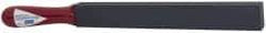 Norton - 14-3/4" Long x 1" Wide x 3/4" Thick, Silicon Carbide Sharpening Stone - Taper, Medium Grade - Eagle Tool & Supply