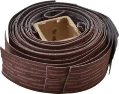 Merit Abrasives - 180 Grit, Scored Surface, Aluminum Oxide Flap Wheel Refill - Very Fine Grade, 1-1/4" Trim Length x 1" Wide - Eagle Tool & Supply