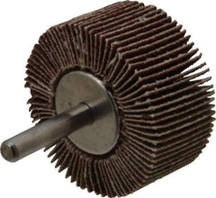 Standard Abrasives - 3-1/2 Inch Diameter, 60 Grit Aluminum Oxide Flapwheel - 5/8 Inch Hole, 1-1/2 Inch Wide, Coated, Medium Grade, 12,000 Max RPM - Eagle Tool & Supply