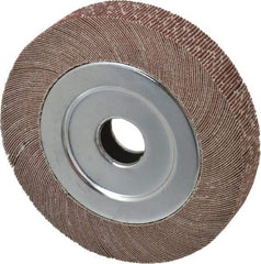 Value Collection - 6" Diam, 80 Grit Aluminum Oxide Unmounted Flap Wheel - 1" Hole, 1" Wide, Coated, Medium Grade, 4,800 Max RPM - Eagle Tool & Supply
