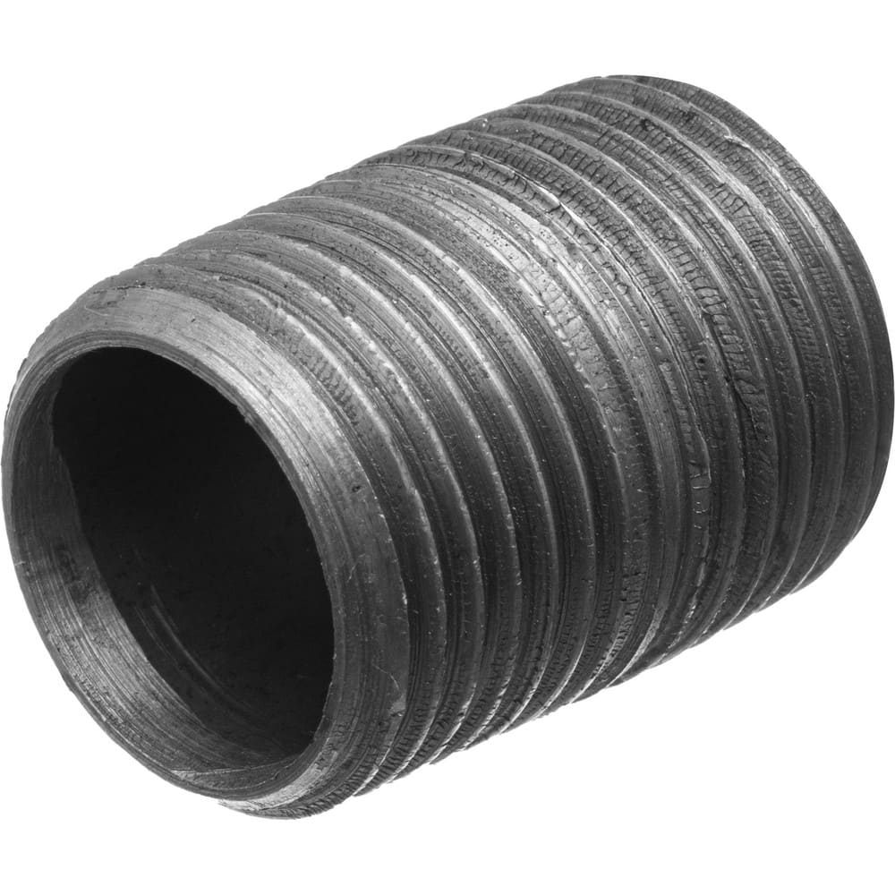 Black Pipe Nipples & Pipe; Thread Style: Fully Threaded; Schedule: 40; Construction: Welded; Lead Free: No; Standards:  ™ASTM A53; ASTM ™A733;  ™ASME ™B1.20.1; Nipple Type: Threaded Nipple; Overall Length: 1.63