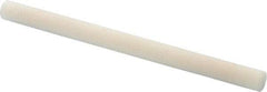 Made in USA - 3" Long x 1/4" Diam x 1/4" Thick, Novaculite Sharpening Stone - Round, Ultra Fine Grade - Eagle Tool & Supply