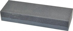 Made in USA - 6" Long x 2" Wide x 1" Thick, Silicon Carbide Sharpening Stone - Rectangle, Coarse, Fine Grade - Eagle Tool & Supply