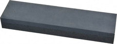 Made in USA - 8" Long x 2" Wide x 1" Thick, Silicon Carbide Sharpening Stone - Rectangle, Coarse, Fine Grade - Eagle Tool & Supply