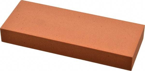 Made in USA - 5" Long x 2" Wide x 5/8" Thick, Aluminum Oxide Sharpening Stone - Rectangle, Fine Grade - Eagle Tool & Supply
