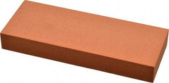 Made in USA - 5" Long x 2" Wide x 5/8" Thick, Aluminum Oxide Sharpening Stone - Rectangle, Fine Grade - Eagle Tool & Supply
