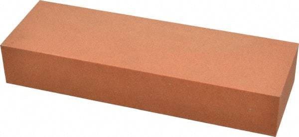 Made in USA - 6" Long x 2" Wide x 1" Thick, Aluminum Oxide Sharpening Stone - Rectangle, Fine Grade - Eagle Tool & Supply