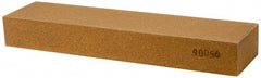 Made in USA - 8" Long x 2" Wide x 1" Thick, Aluminum Oxide Sharpening Stone - Rectangle, Medium Grade - Eagle Tool & Supply