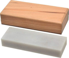 Made in USA - 6" Long x 2" Wide x 3/4" Thick, Novaculite Sharpening Stone - Rectangle, Ultra Fine Grade - Eagle Tool & Supply