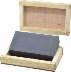 Made in USA - 4" Long x 2" Wide x 3/4" Thick, Novaculite Sharpening Stone - Rectangle, Extra Fine Grade - Eagle Tool & Supply