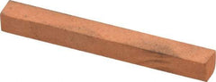 Made in USA - 4" Long x 1/4" Wide x 1/4" Thick, Aluminum Oxide Sharpening Stone - Square, Fine Grade - Eagle Tool & Supply