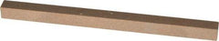 Made in USA - 4" Long x 1/4" Wide x 1/4" Thick, Aluminum Oxide Sharpening Stone - Square, Medium Grade - Eagle Tool & Supply