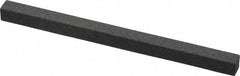 Made in USA - 4" Long x 1/4" Wide x 1/4" Thick, Aluminum Oxide Sharpening Stone - Square, Coarse Grade - Eagle Tool & Supply