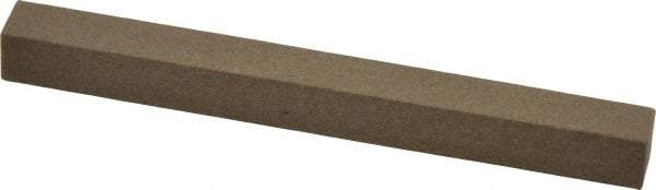 Made in USA - 4" Long x 3/8" Wide x 3/8" Thick, Aluminum Oxide Sharpening Stone - Square, Medium Grade - Eagle Tool & Supply
