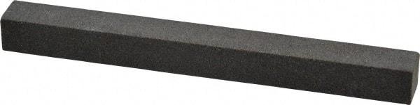 Made in USA - 4" Long x 3/8" Wide x 3/8" Thick, Aluminum Oxide Sharpening Stone - Square, Coarse Grade - Eagle Tool & Supply