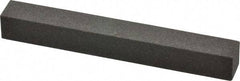 Made in USA - 4" Long x 1/2" Wide x 1/2" Thick, Aluminum Oxide Sharpening Stone - Square, Coarse Grade - Eagle Tool & Supply
