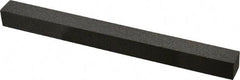 Made in USA - 6" Long x 1/2" Wide x 1/2" Thick, Aluminum Oxide Sharpening Stone - Square, Coarse Grade - Eagle Tool & Supply