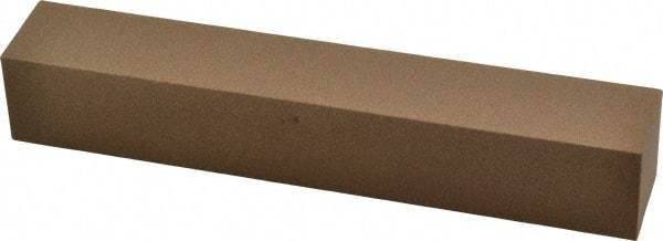 Made in USA - 6" Long x 1" Wide x 1" Thick, Aluminum Oxide Sharpening Stone - Square, Medium Grade - Eagle Tool & Supply