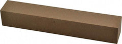 Made in USA - 6" Long x 1" Wide x 1" Thick, Aluminum Oxide Sharpening Stone - Square, Medium Grade - Eagle Tool & Supply